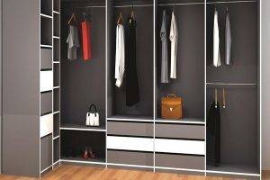 dressing gris et blanc